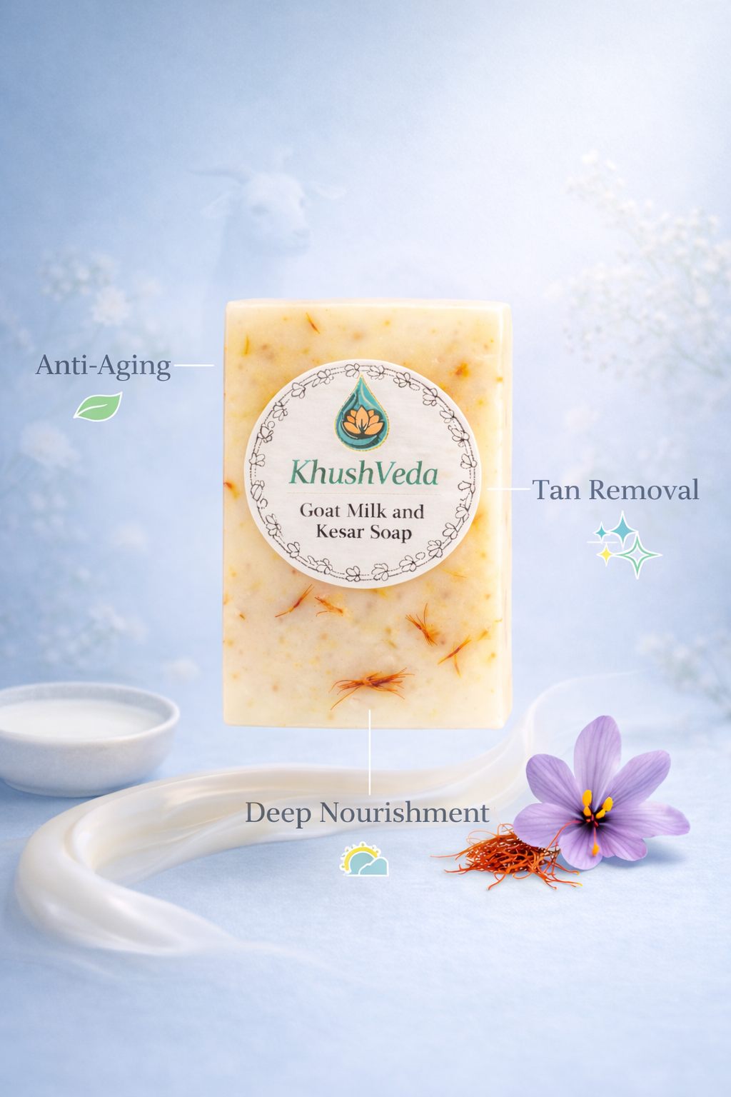 Goat Milk & Kesar Soap